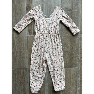 Alice+Ames Fall Floral Jumpsuit Size 4T